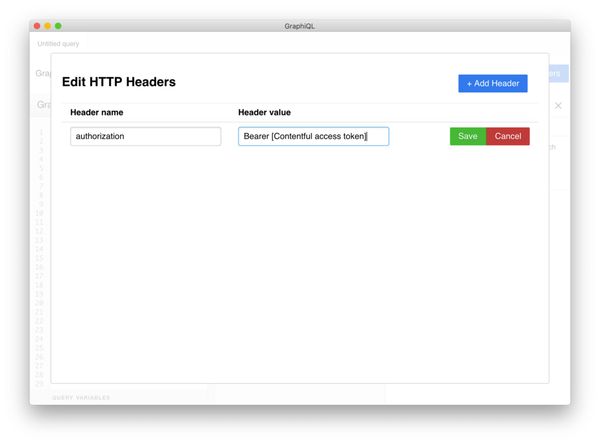 Edit HTTP headers screen. Make sure Header name = 